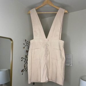 NastyGal corduroy jumper w/front pockets